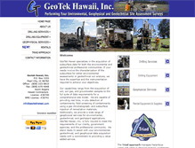 Tablet Screenshot of geotekhawaii.com